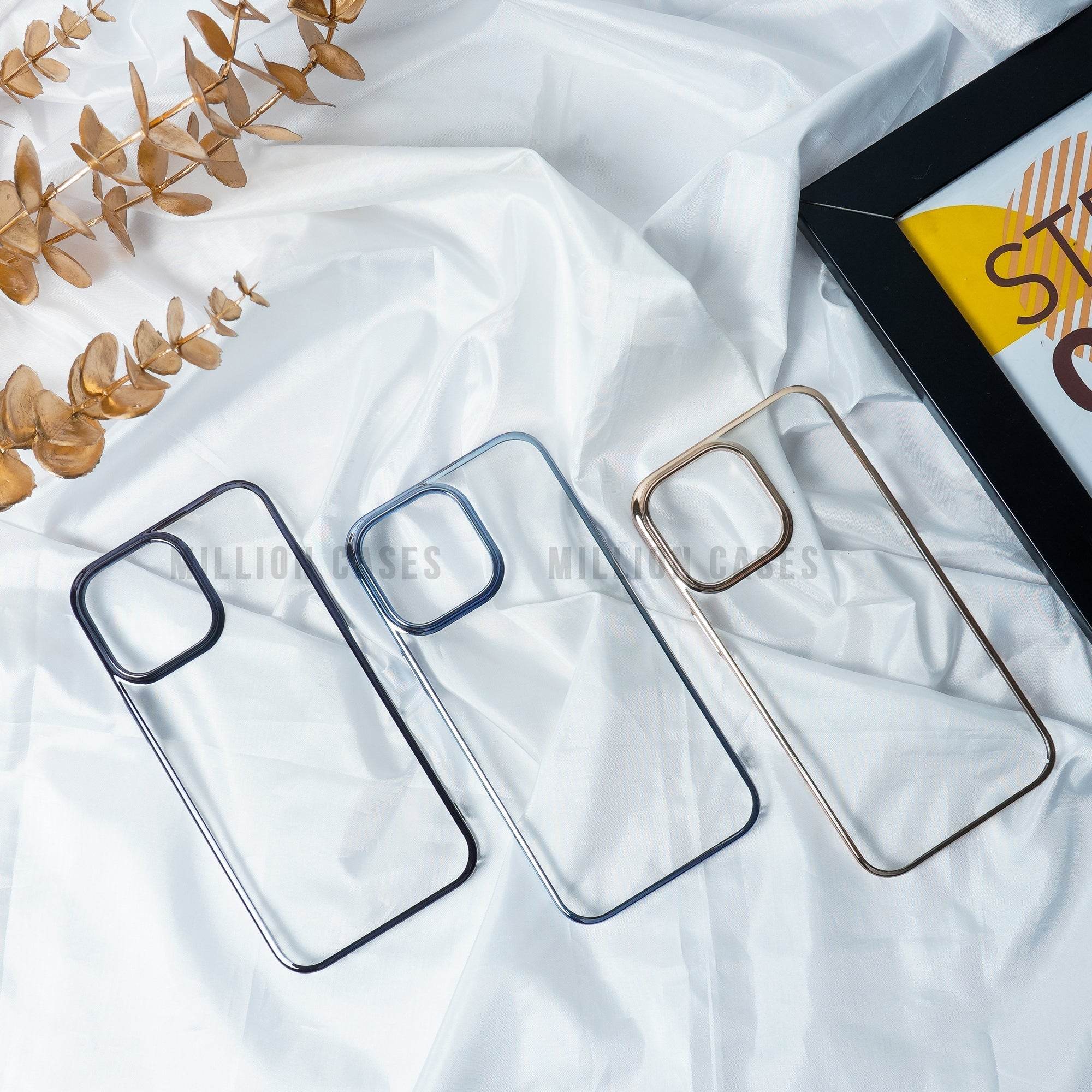 iPhone 14 Series Electroplating Clear Back Case - Million Cases