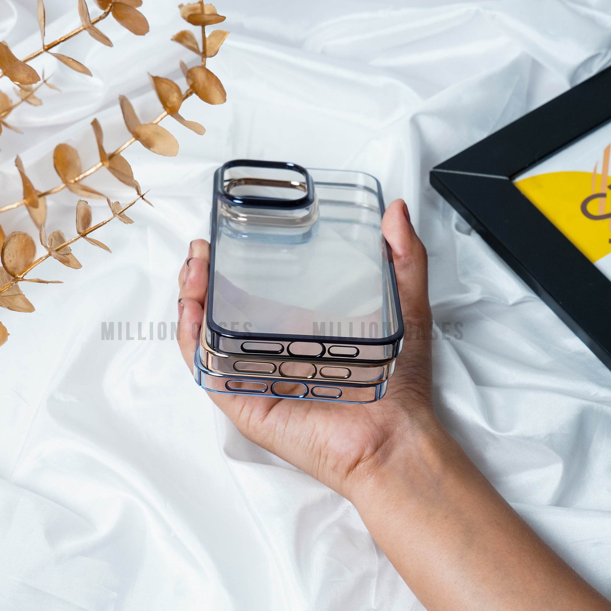 iPhone 14 Series Electroplating Clear Back Case - Million Cases