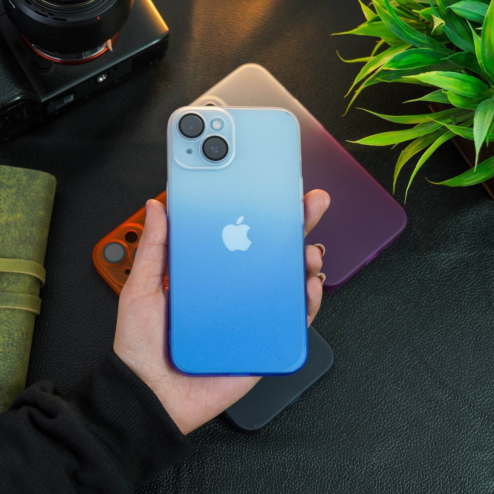 iPhone 14 Series Frosted Matte Gradient Back Case - Million Cases
