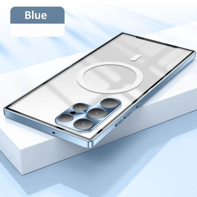 Luxury Ultra-Thin Magsafe Matte Metal Frame Case - Samsung - Million Cases