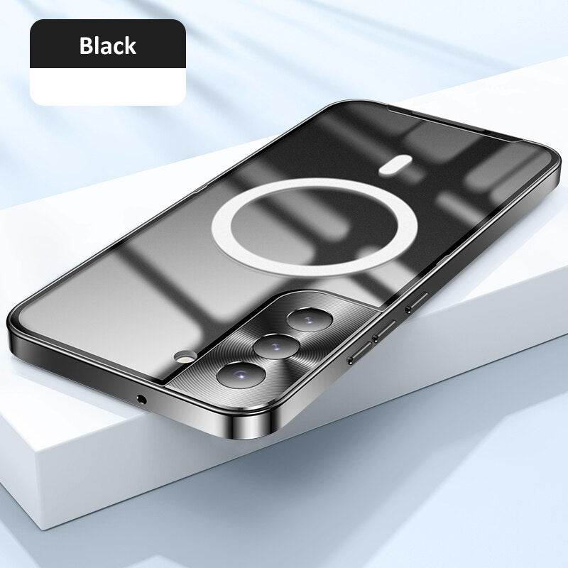 Luxury Ultra-Thin Magsafe Matte Metal Frame Case - Samsung - Million Cases