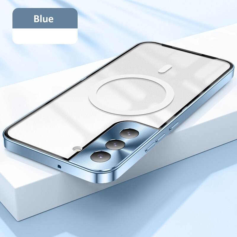 Luxury Ultra-Thin Magsafe Matte Metal Frame Case - Samsung - Million Cases