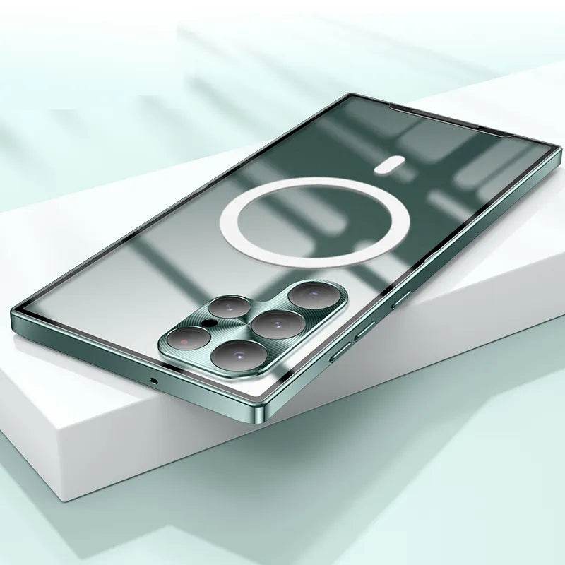 Luxury Ultra-Thin Magsafe Matte Metal Frame Case - Samsung - Million Cases