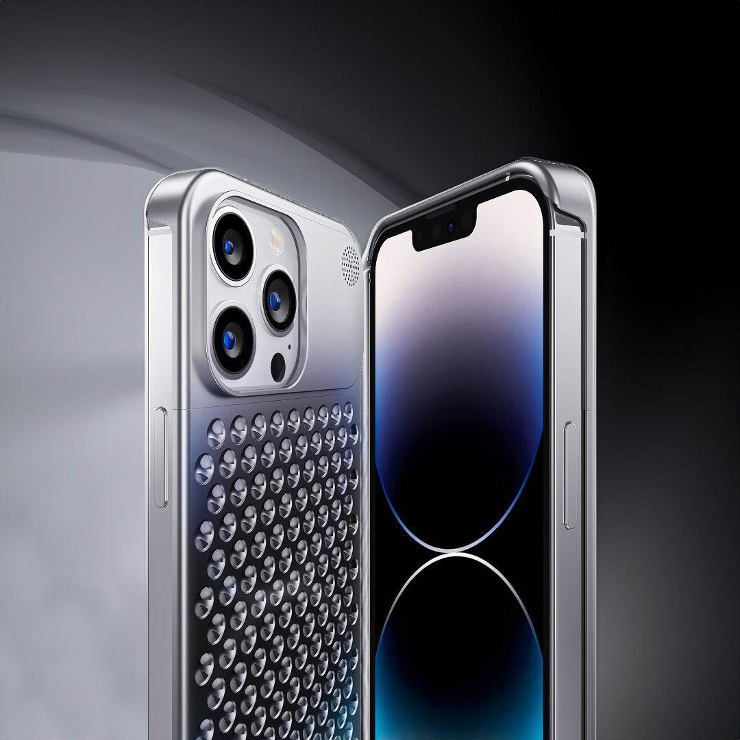 iPhone 14 Series Aero Mesh ® Metallic Hybrid Case - Million Cases