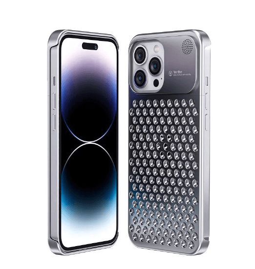 iPhone 14 Series Aero Mesh ® Metallic Hybrid Case - Million Cases