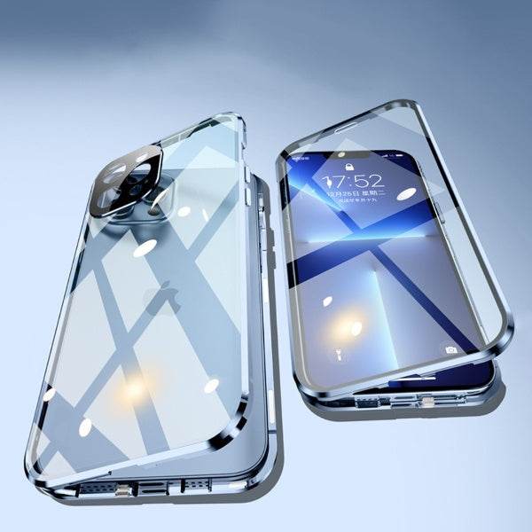 iPhone - Auto Fit Magnetic Glass Camera Protective Case - Million Cases