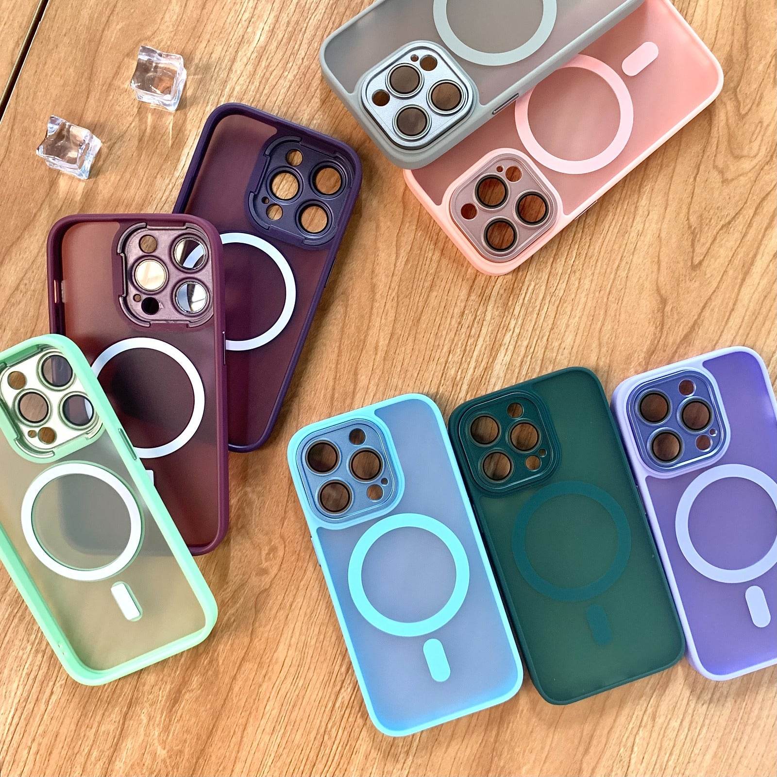 iPhone 15 Series Magnetic Matte Translucent Magsafe Case - Million Cases