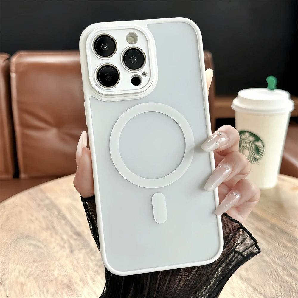 iPhone 15 Series Magnetic Matte Translucent Magsafe Case - Million Cases