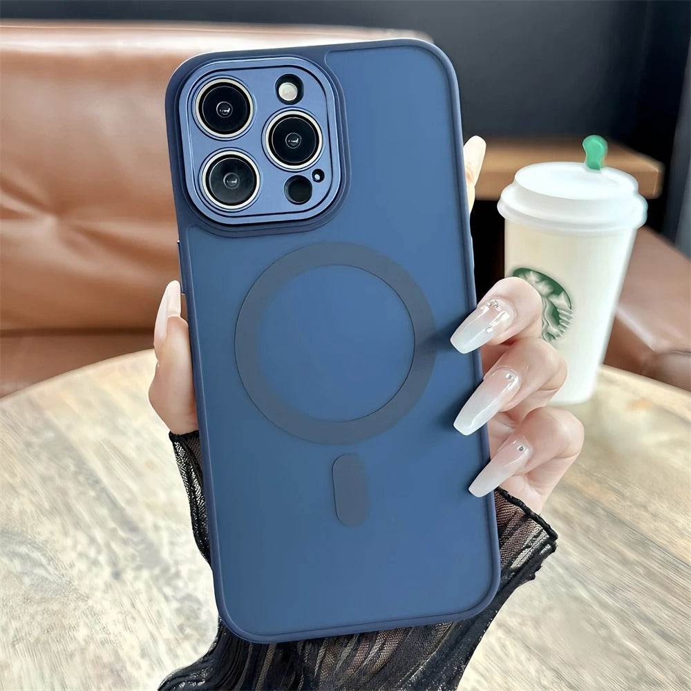 iPhone 15 Series Magnetic Matte Translucent Magsafe Case - Million Cases