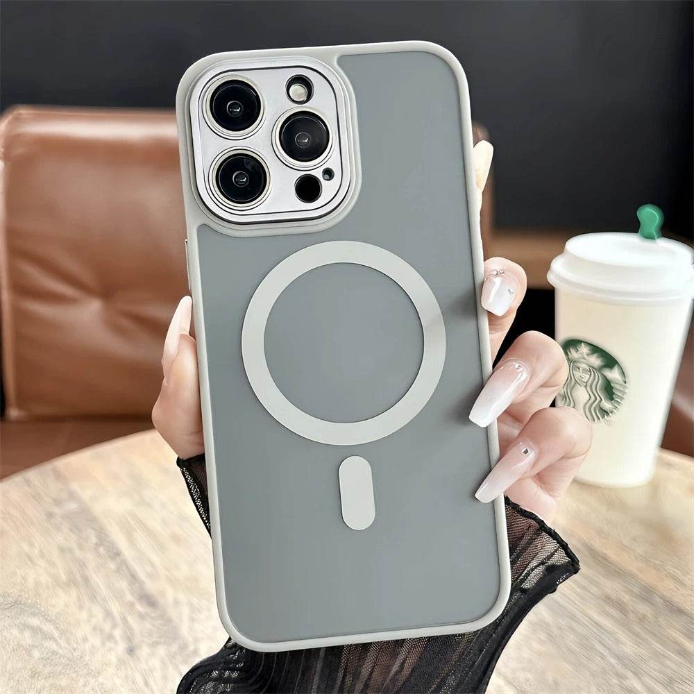 iPhone 15 Series Magnetic Matte Translucent Magsafe Case - Million Cases