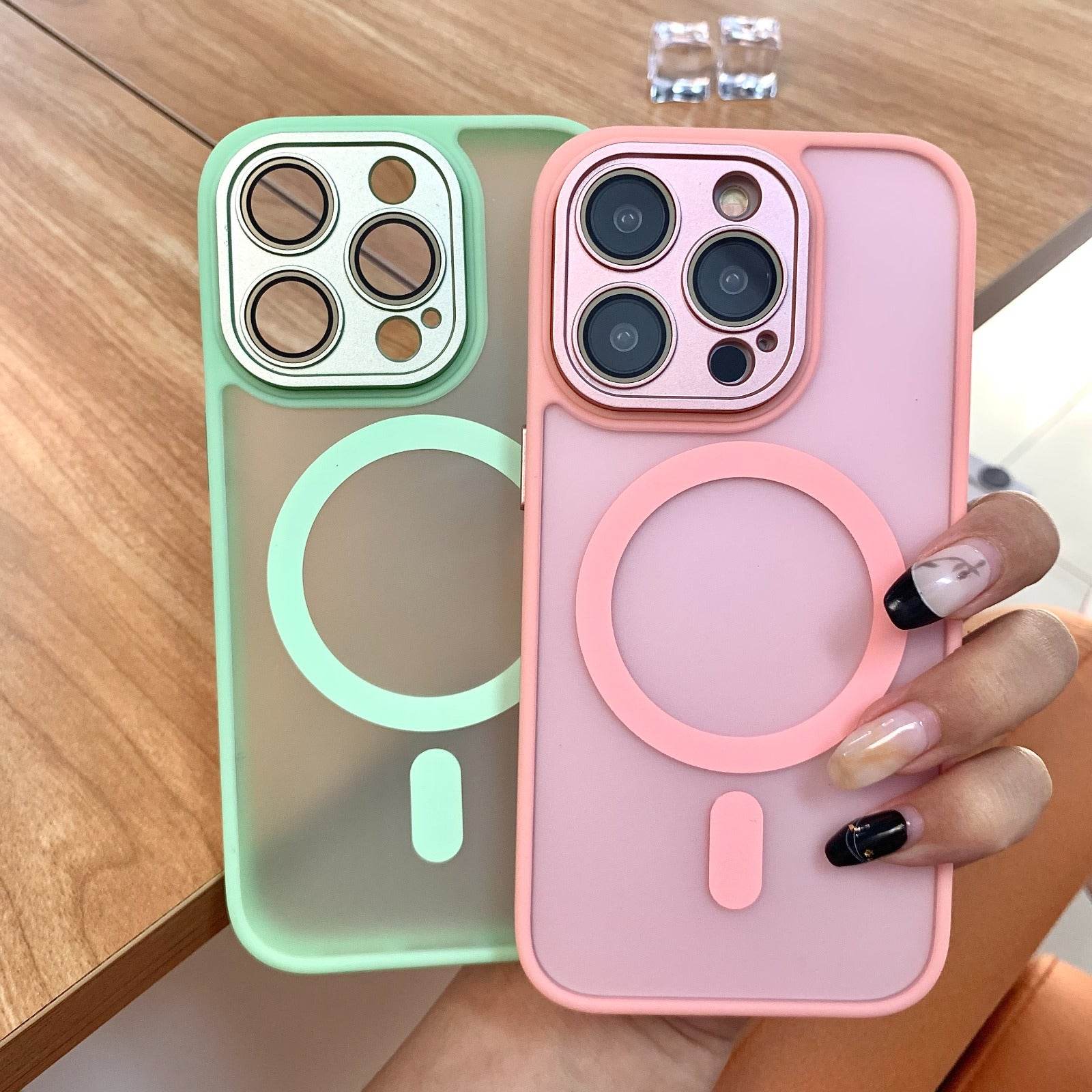iPhone 15 Series Magnetic Matte Translucent Magsafe Case - Million Cases