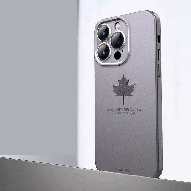 iPhone 14 Series Autumn Radiance Maple Leaf Matte Case - Million Cases