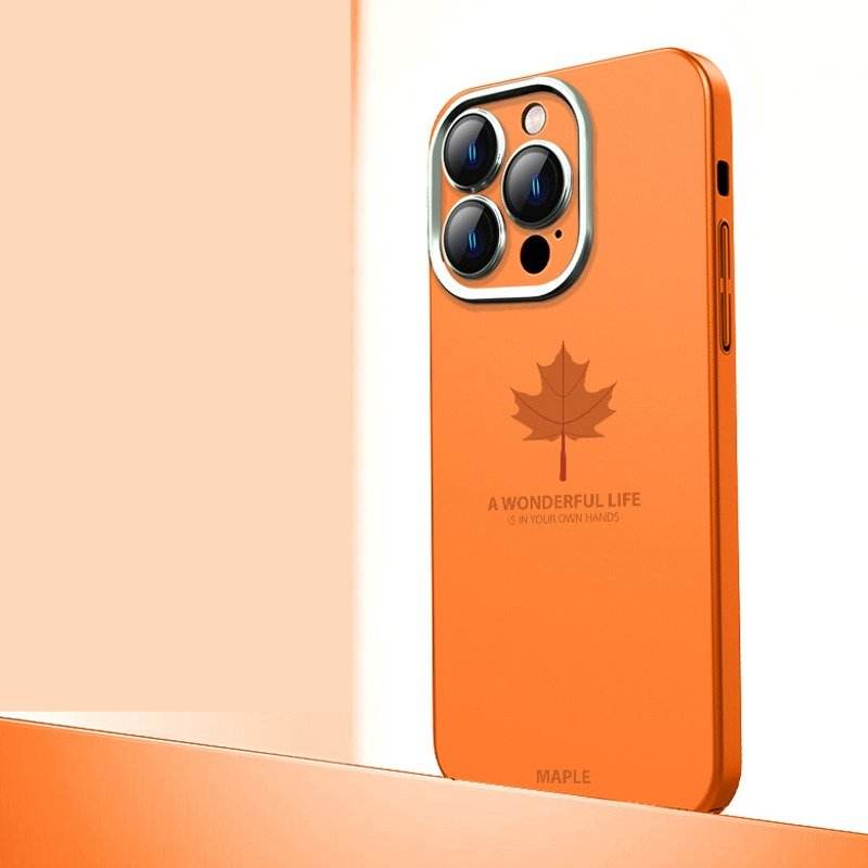 iPhone 13 Series Autumn Radiance Maple Leaf Matte Case - Million Cases