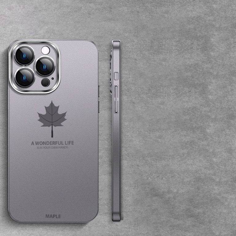 iPhone 14 Series Autumn Radiance Maple Leaf Matte Case - Million Cases