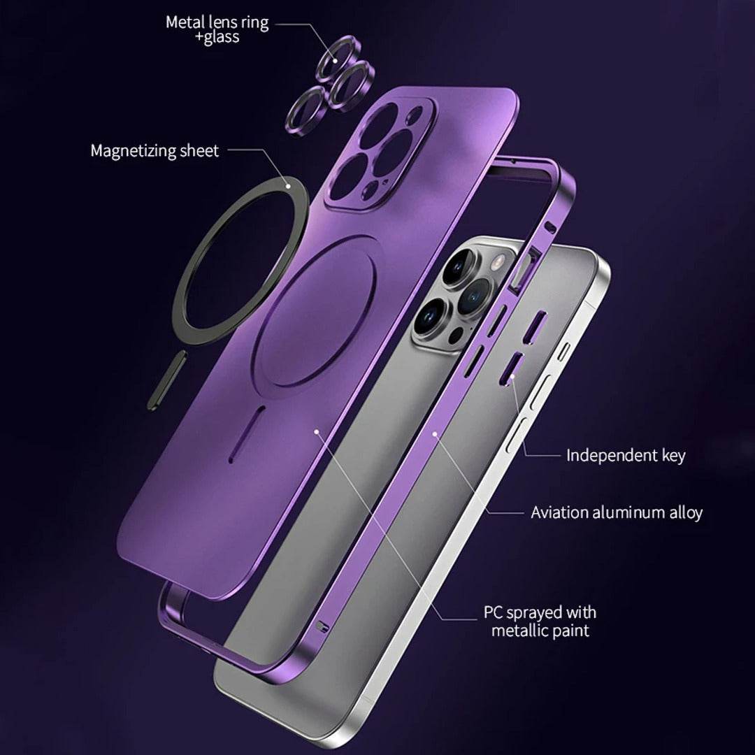 iPhone 14 Series MetallicMag Magnetic Shockproof Case - Million Cases