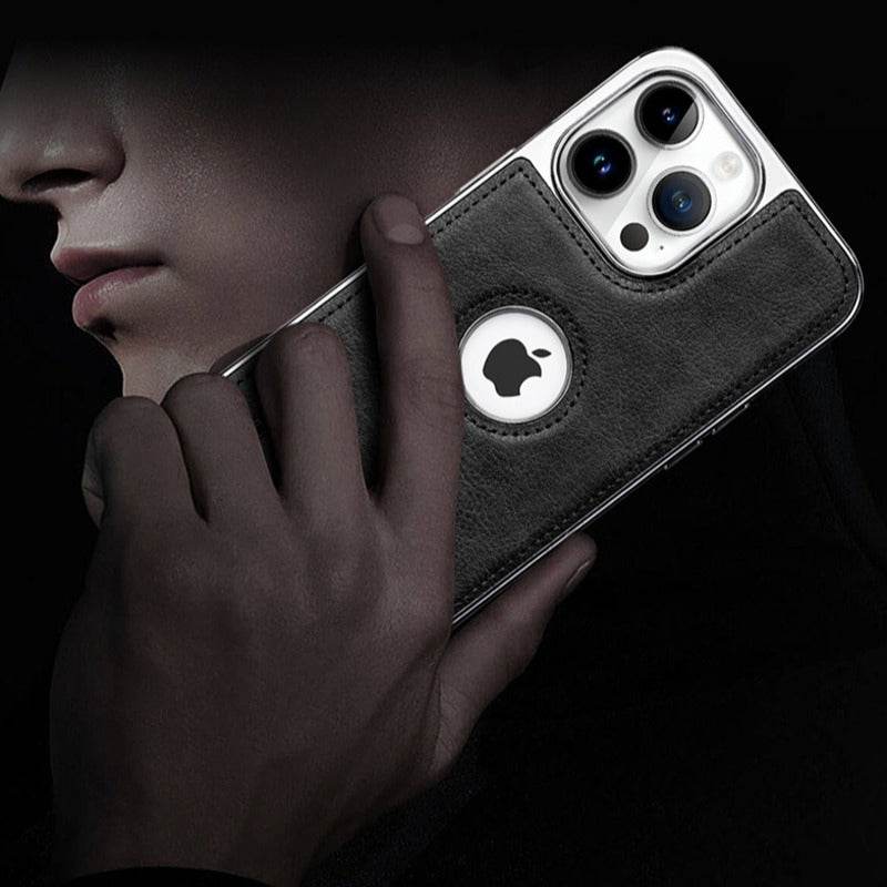 Genuine Leather Bracket Holder Case - iPhone - Million Cases