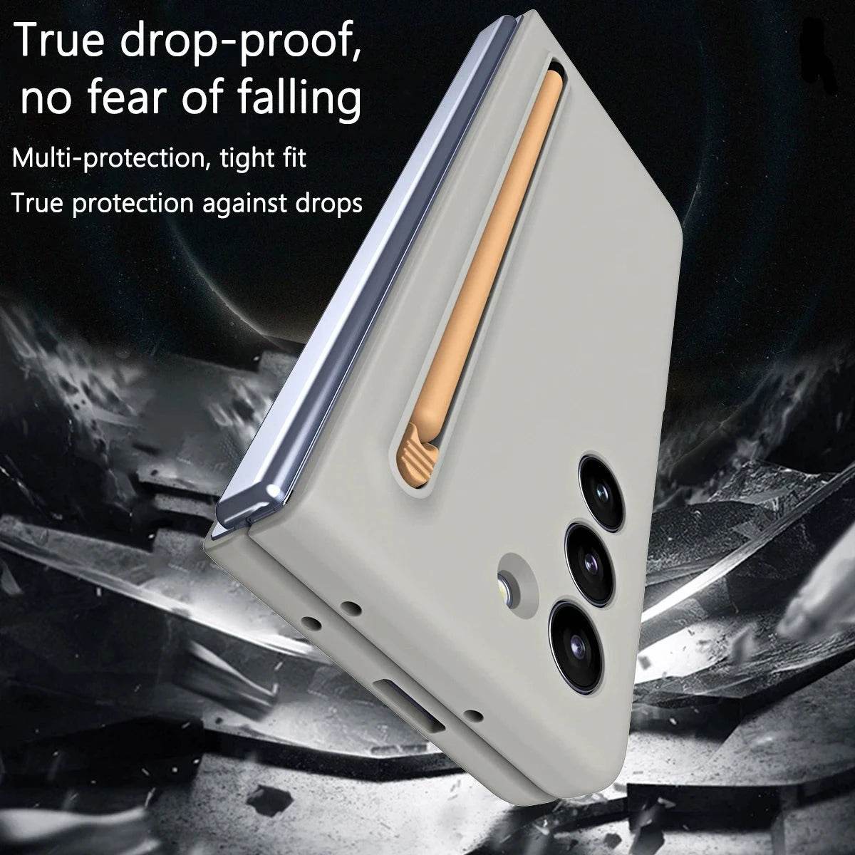 Galaxy Z Fold5 Flexi Shield Slim S-Pen Slot Edition Case - Million Cases