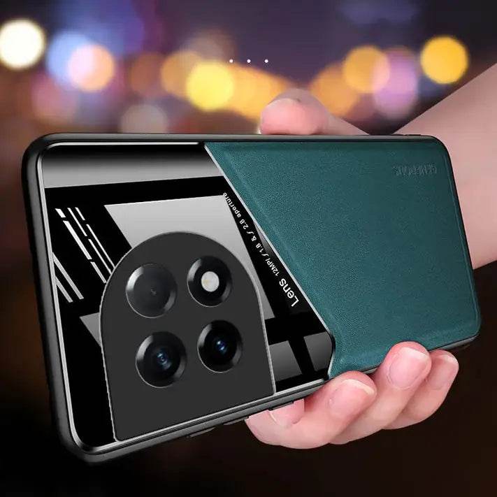 OnePlus 11 Series Vintage Leather Magnetic Holder Case - Million Cases