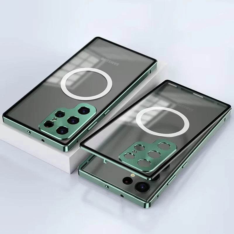 Luxury Ultra-Thin Magsafe Matte Metal Frame Case - Samsung - Million Cases