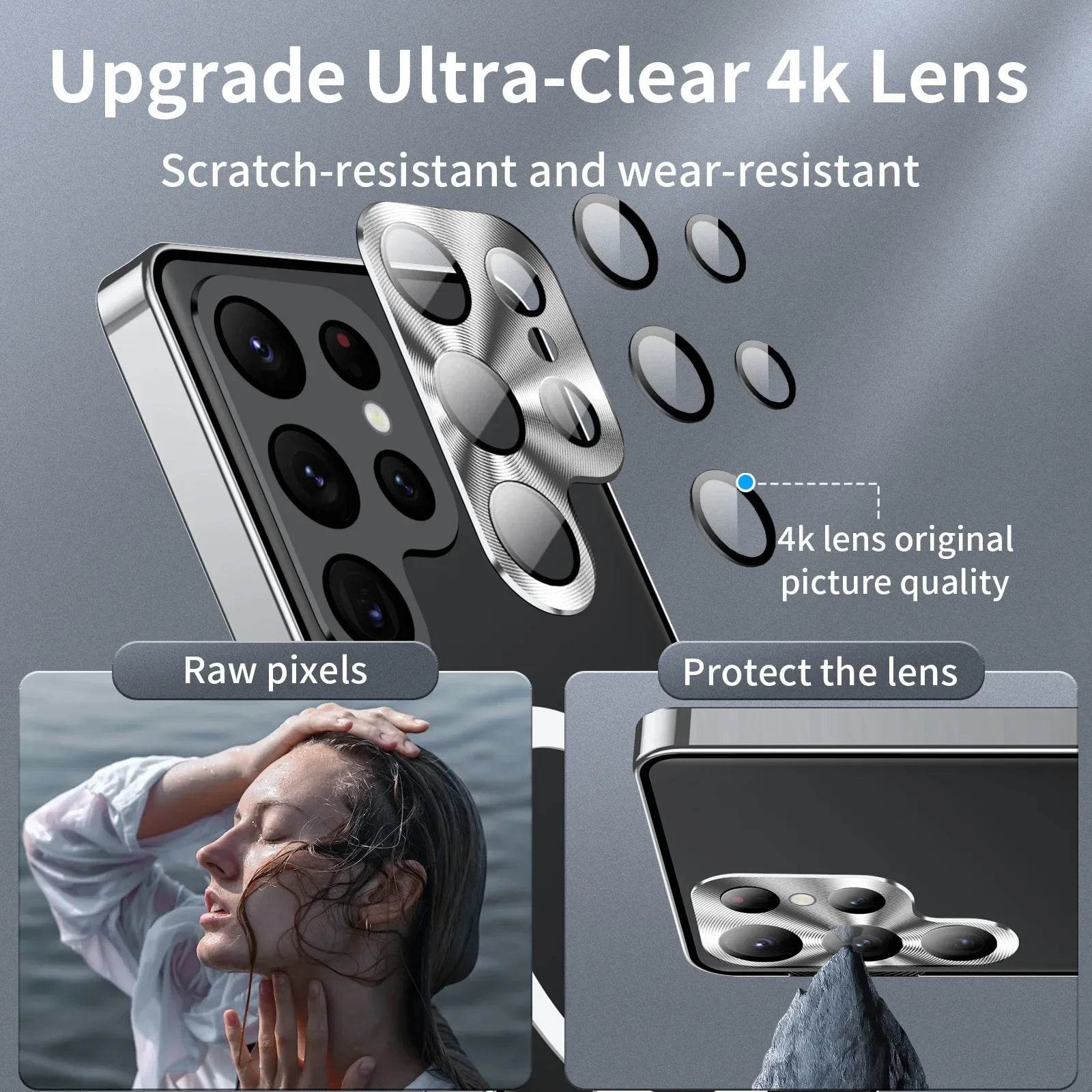 Luxury Ultra-Thin Magsafe Matte Metal Frame Case - Samsung - Million Cases
