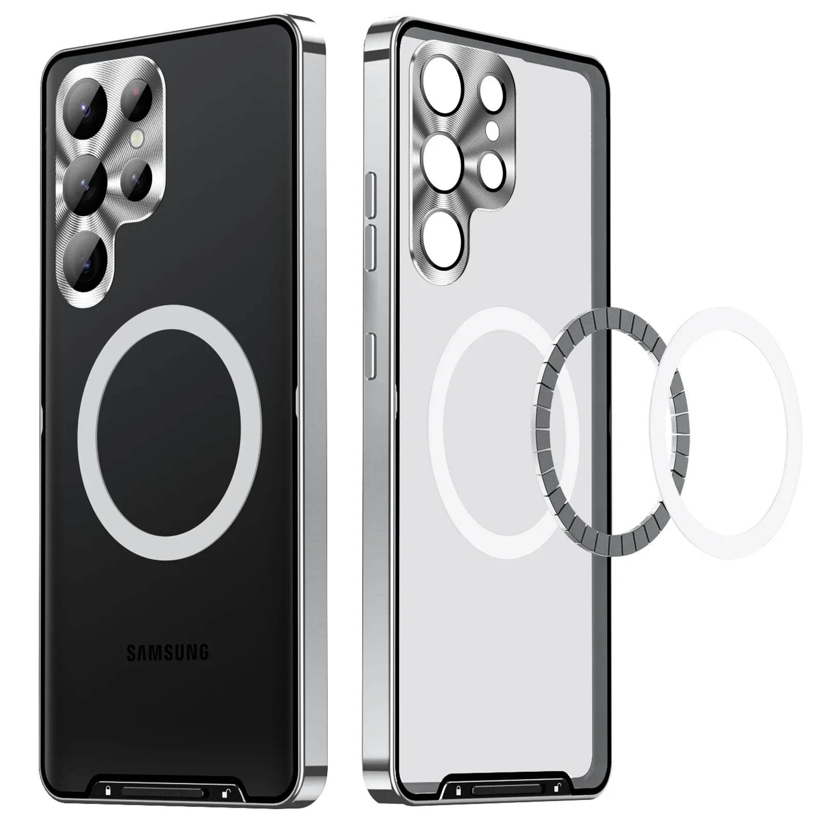 Luxury Ultra-Thin Magsafe Matte Metal Frame Case - Samsung - Million Cases