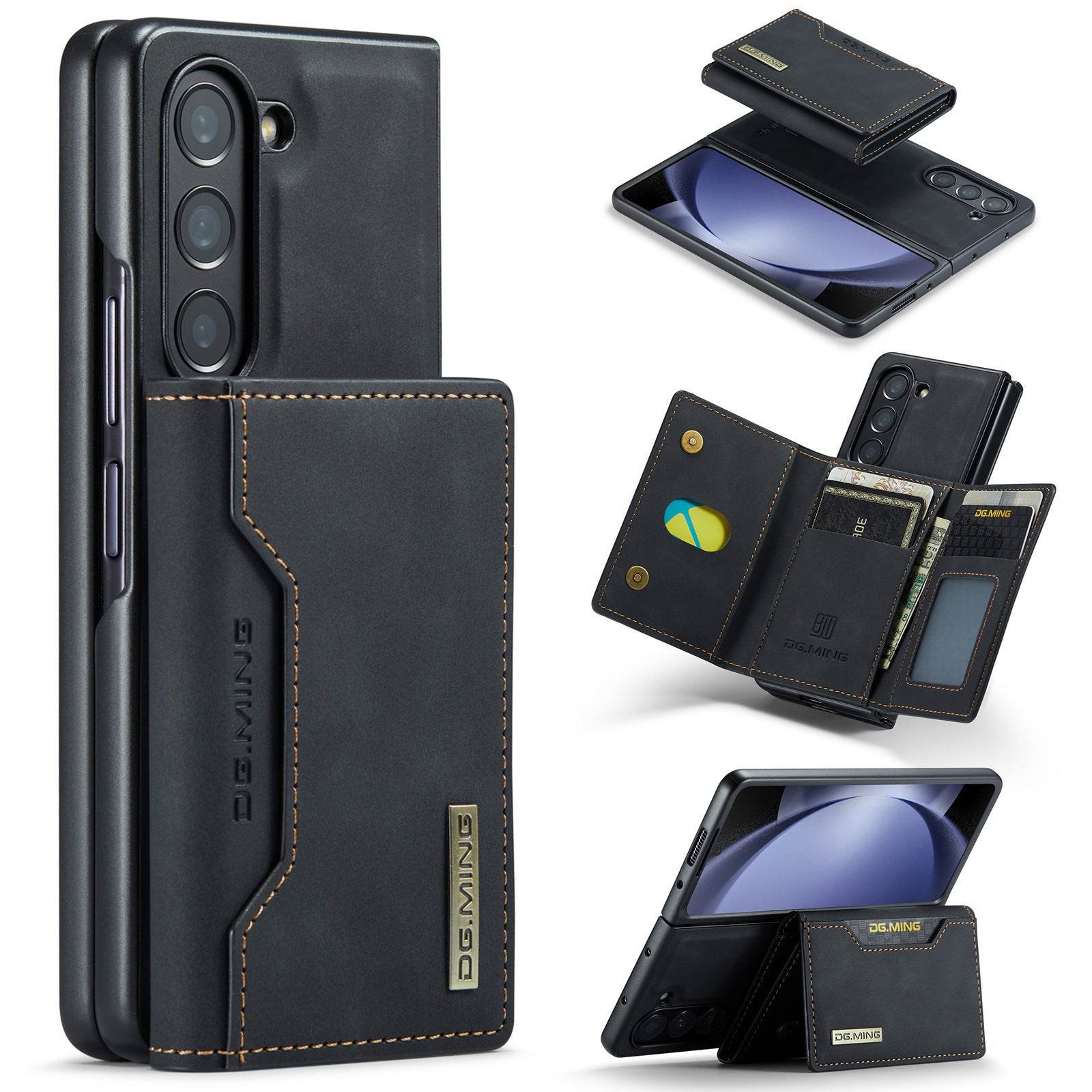 Galaxy Z Fold Series Versatile Magnetic Leather Wallet Case - Million Cases