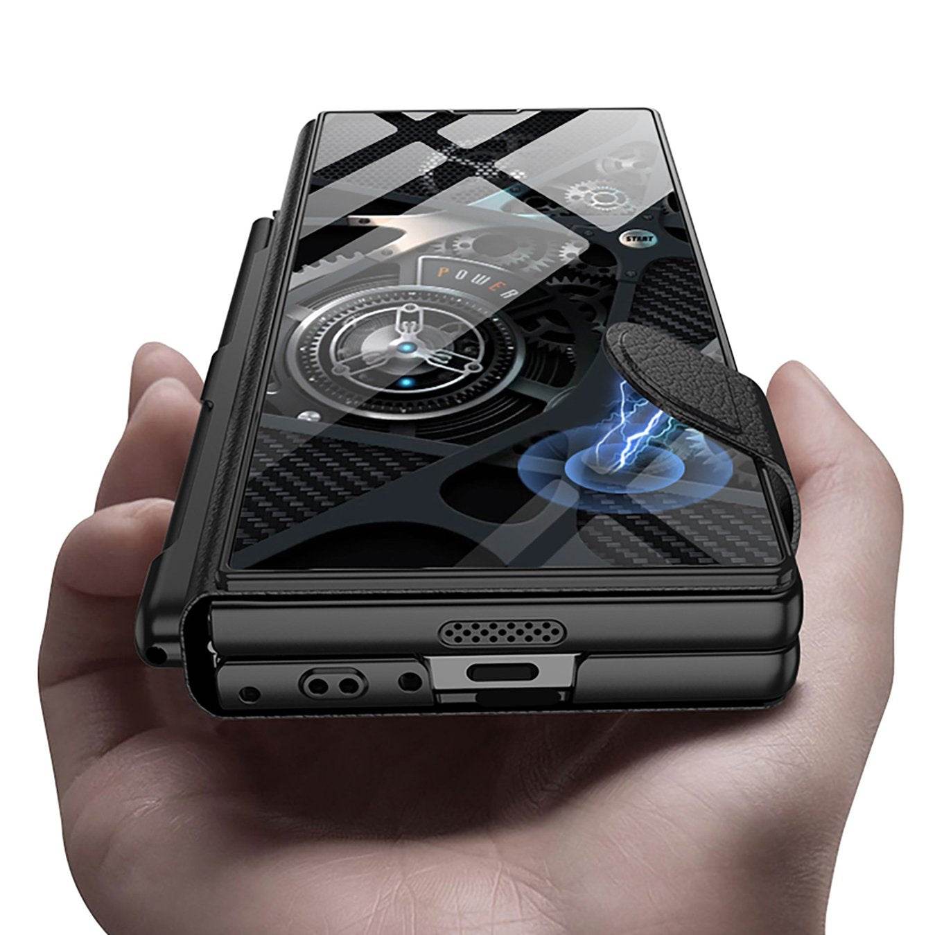 Galaxy Z Fold Series Premium Marble Pattern Case - Million Cases