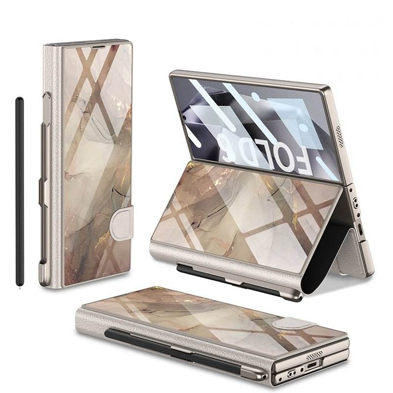 Galaxy Z Fold Series Premium Marble Pattern Case - Million Cases