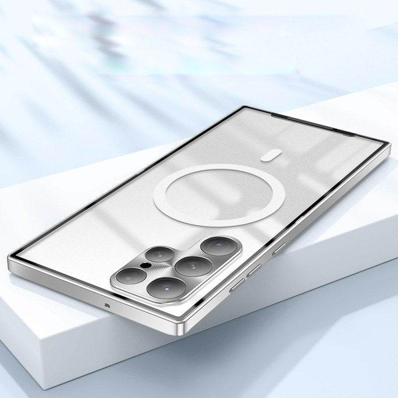 Luxury Ultra-Thin Magsafe Matte Metal Frame Case - Samsung - Million Cases