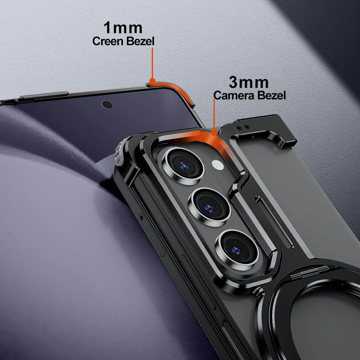 Galaxy Z Fold Series Pivot Guard Magnetic Ring Stand Case - Million Cases