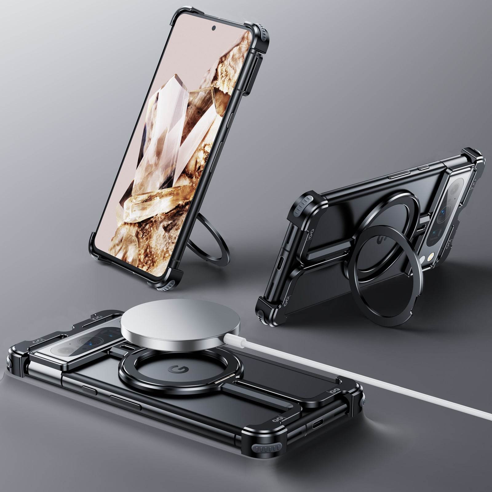 Pivot Guard Magnetic Ring Stand Case - Google - Million Cases