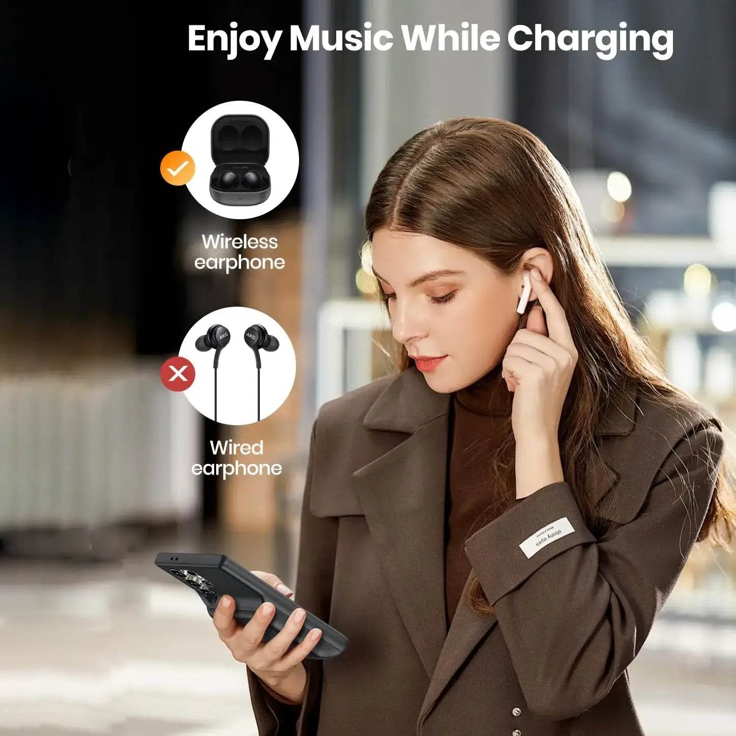 Portable 10000mAh Power Bank Case - Samsung - Million Cases