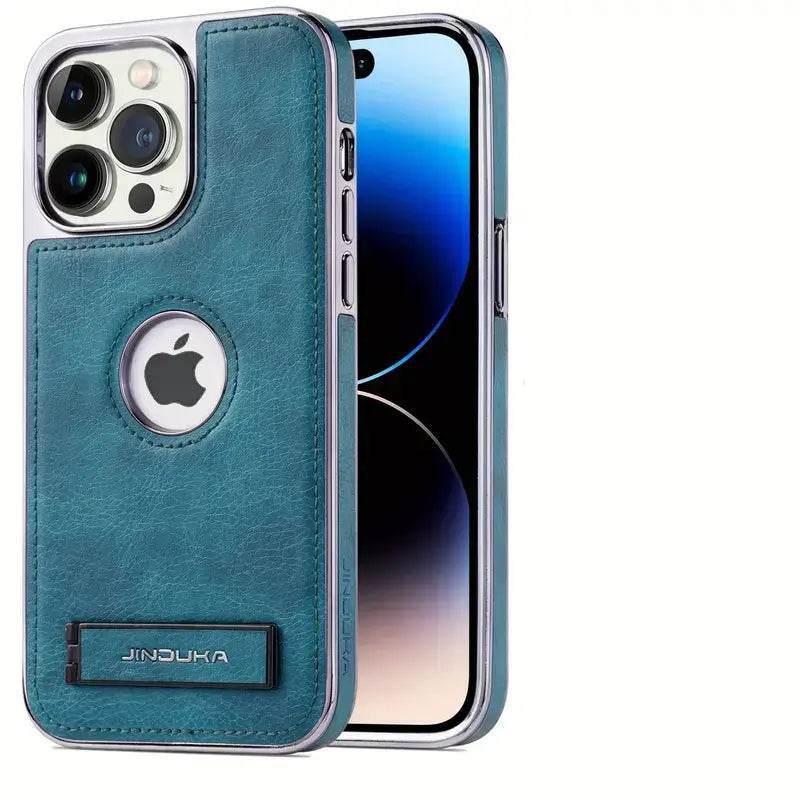 Genuine Leather Bracket Holder Case - iPhone - Million Cases