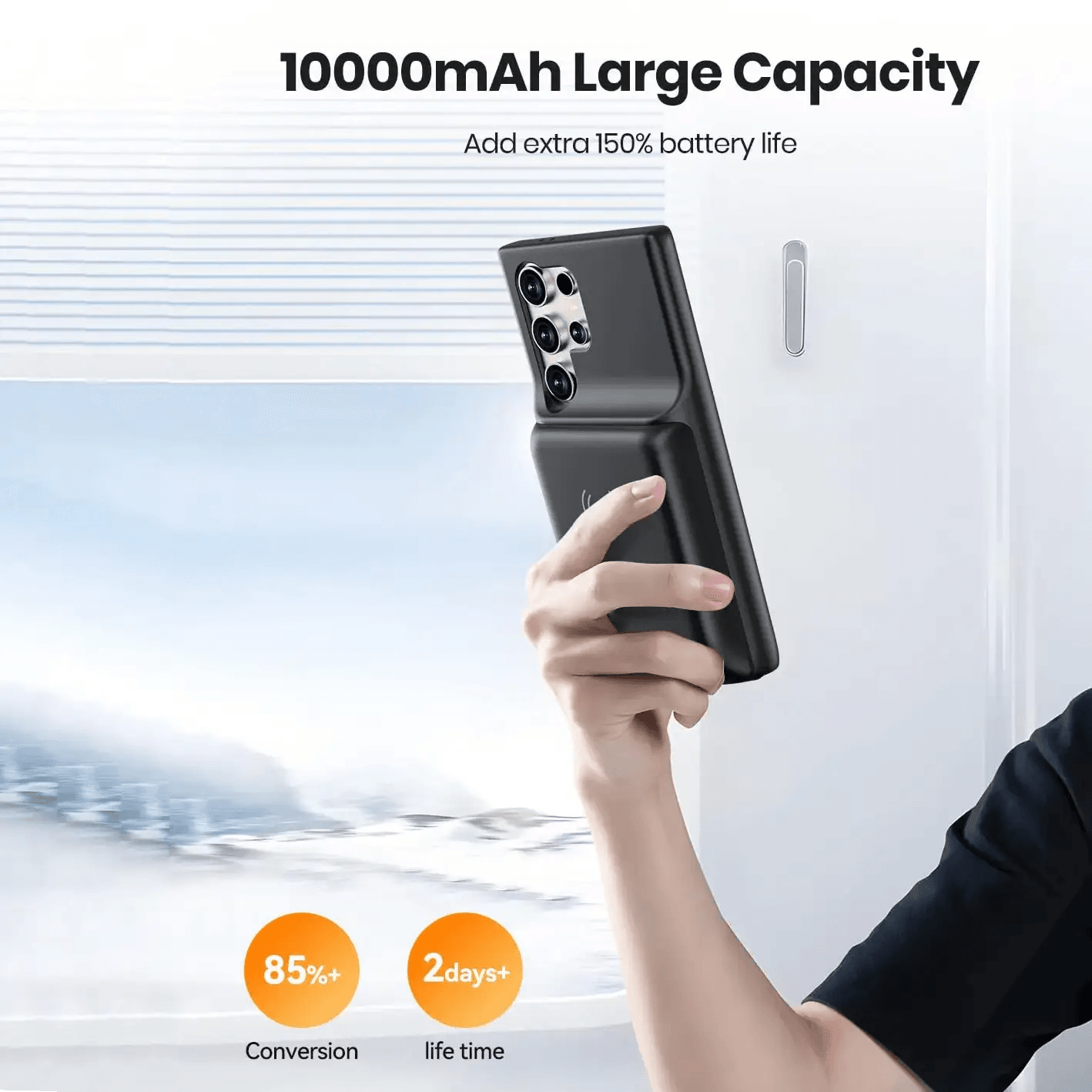 Portable 10000mAh Power Bank Case - Samsung - Million Cases
