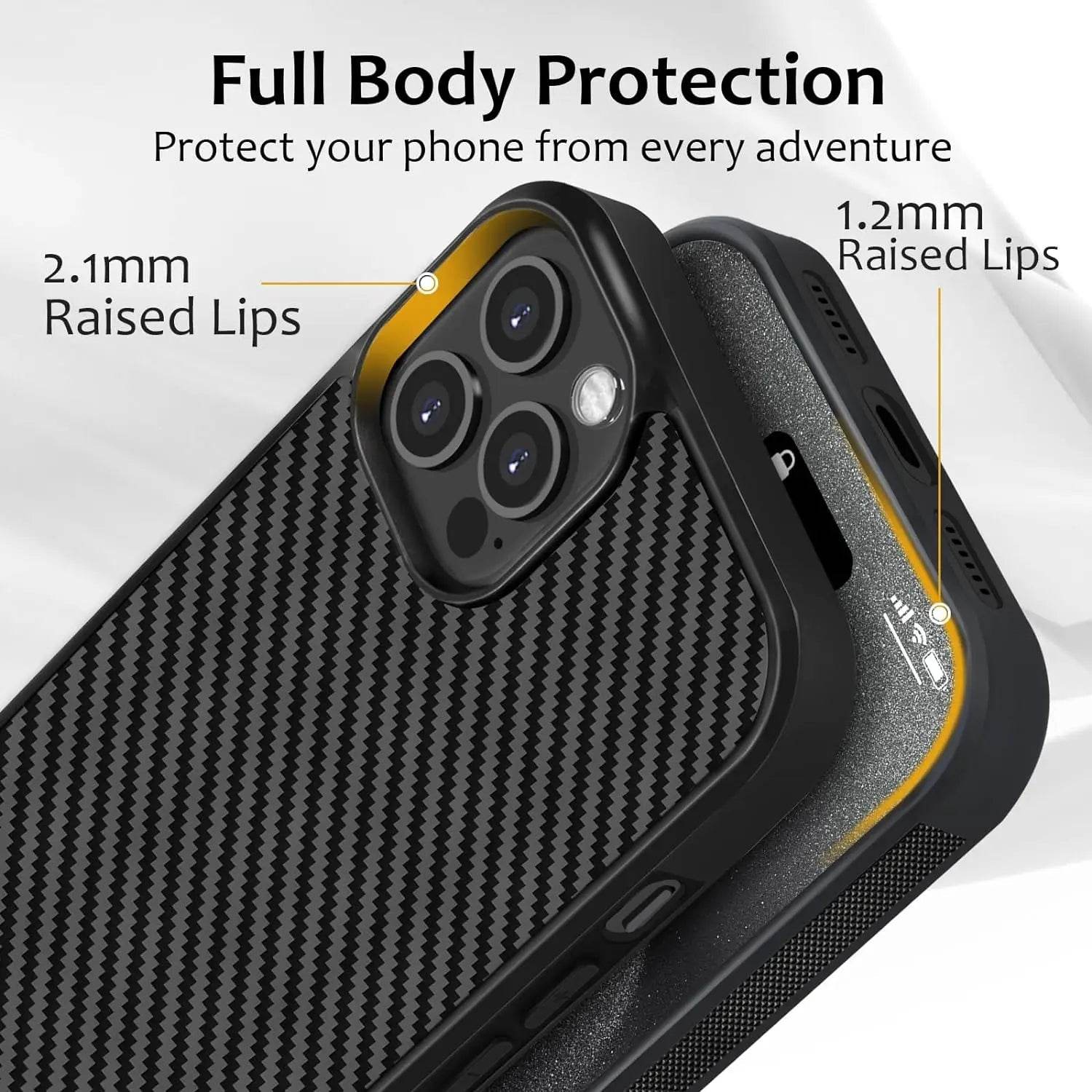 Fragmented Confetti Carbon Fiber Case - iPhone - Million Cases
