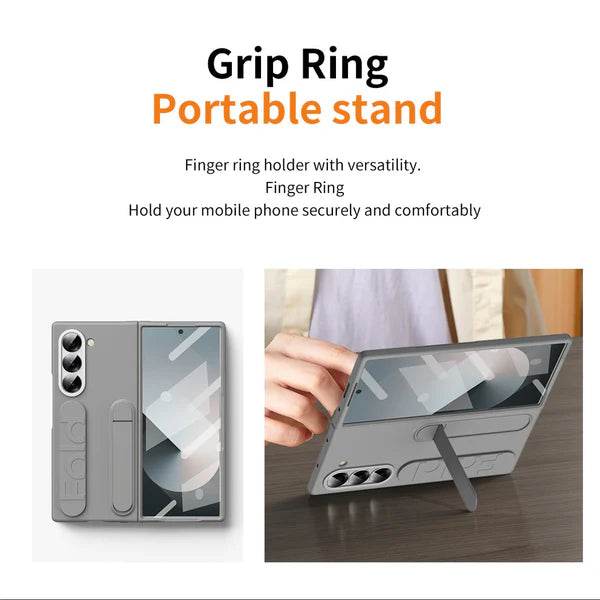 Galaxy Z Fold Series Dual Function Wristband Stand Case - Million Cases