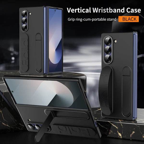 Galaxy Z Fold Series Dual Function Wristband Stand Case - Million Cases