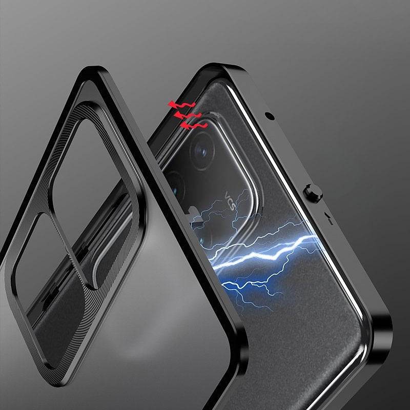 Frosty Dual Layer Metal Armor Case - Vivo - Million Cases