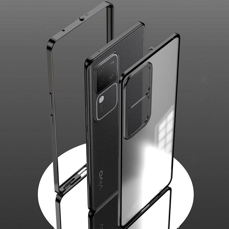 Frosty Dual Layer Metal Armor Case - Vivo - Million Cases