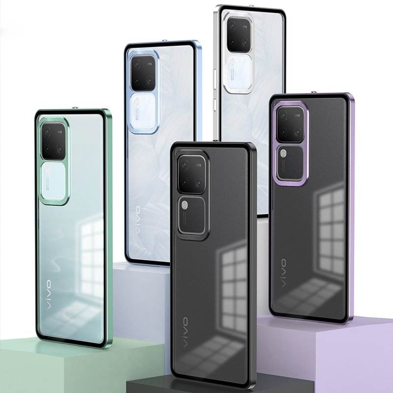 Frosty Dual Layer Metal Armor Case - Vivo - Million Cases