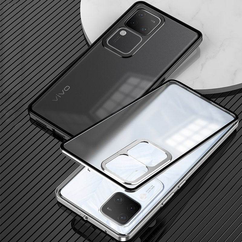 Frosty Dual Layer Metal Armor Case - Vivo - Million Cases