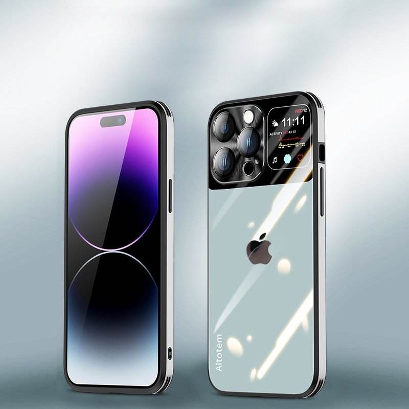 Sleek Glossy Armor Window Glass Case - iPhone - Million Cases