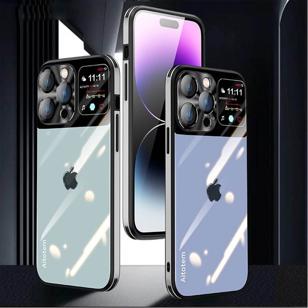 Sleek Glossy Armor Window Glass Case - iPhone - Million Cases