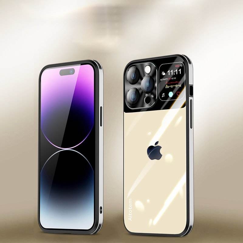 Sleek Glossy Armor Window Glass Case - iPhone - Million Cases