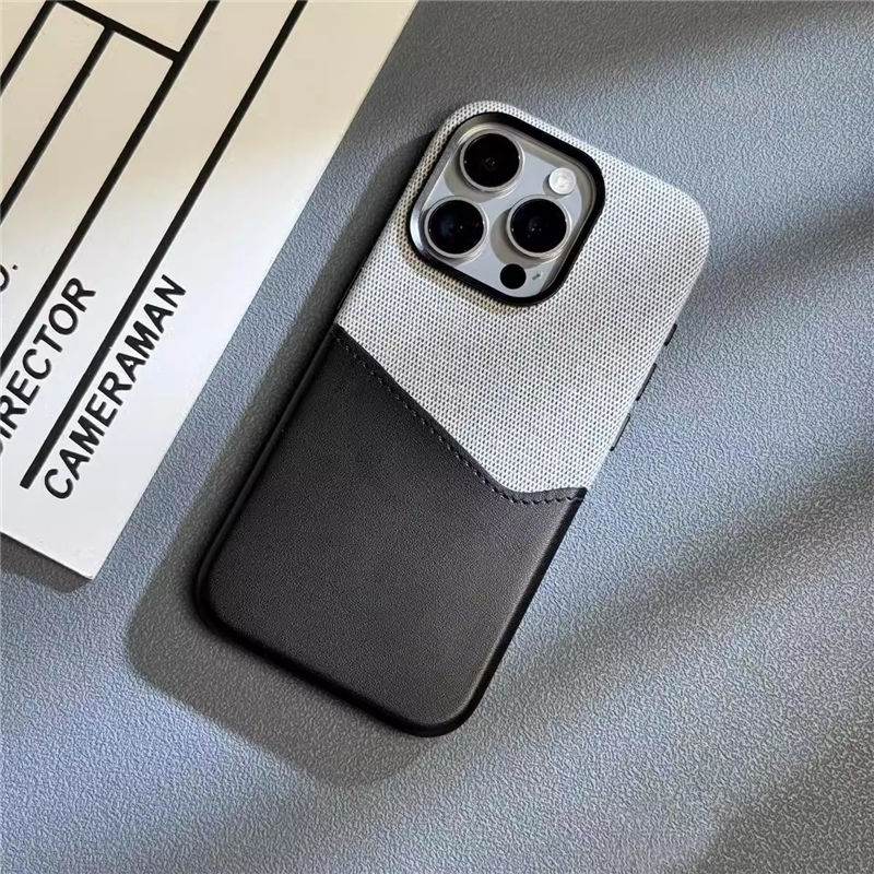 iPhone 16 Series Sleek Dual Tone Card Holder Case - Million Cases