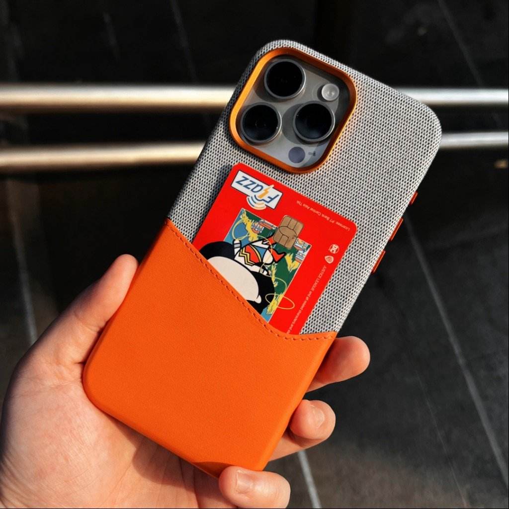 iPhone 16 Series Sleek Dual Tone Card Holder Case - Million Cases