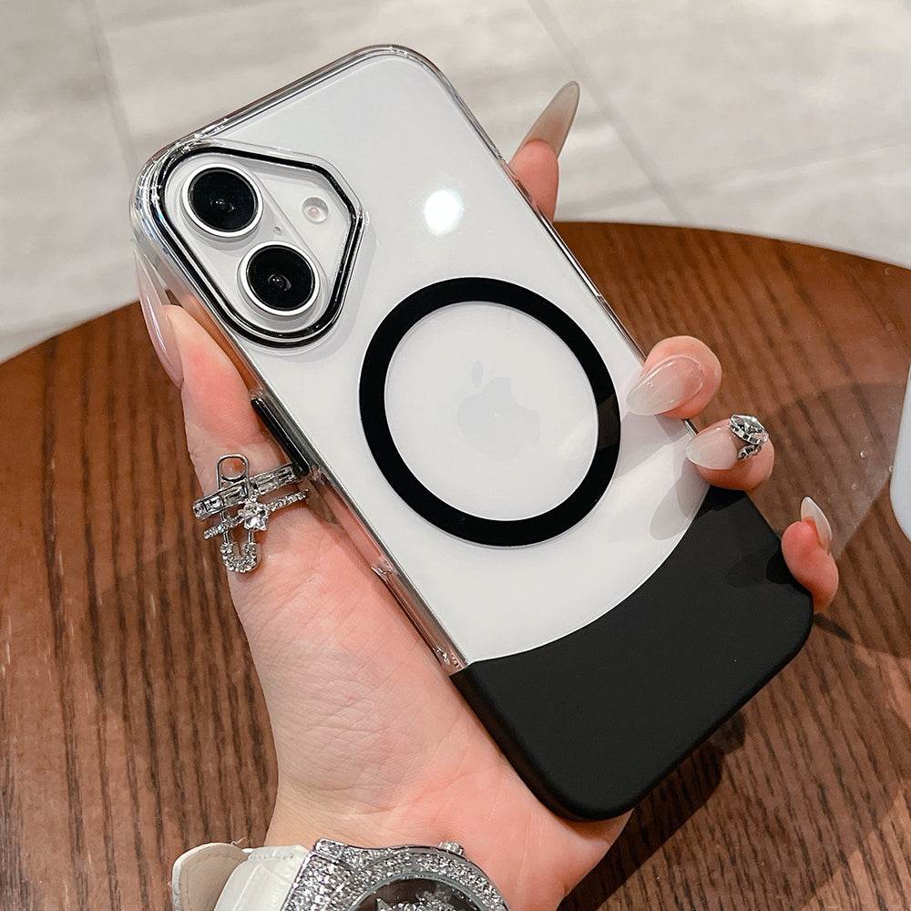 Magnetic Splicing Contrast Transparent Case - iPhone - Million Cases