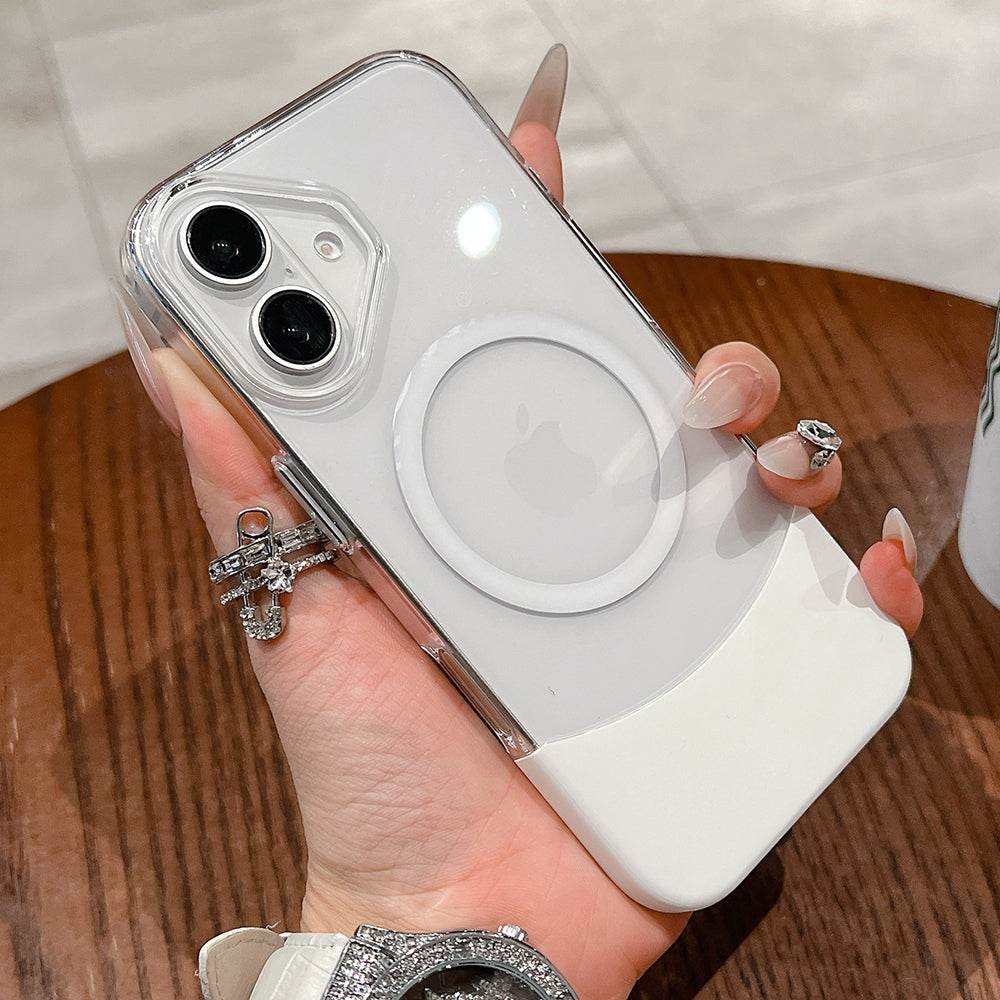 Magnetic Splicing Contrast Transparent Case - iPhone - Million Cases