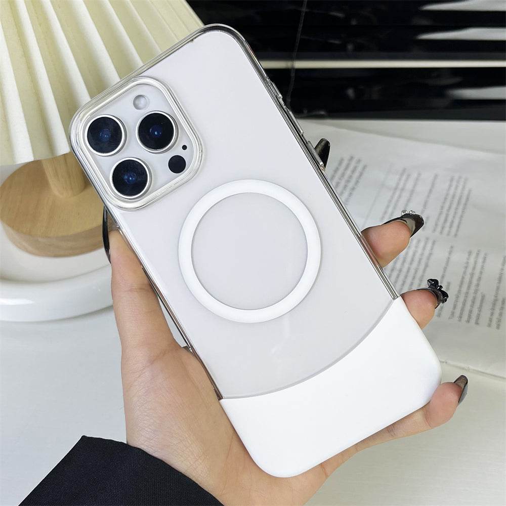 Magnetic Splicing Contrast Transparent Case - iPhone - Million Cases