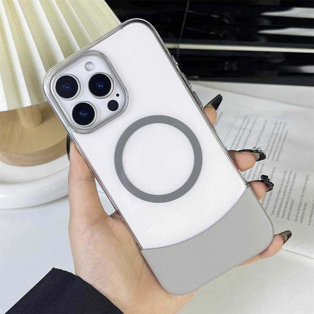 Magnetic Splicing Contrast Transparent Case - iPhone - Million Cases